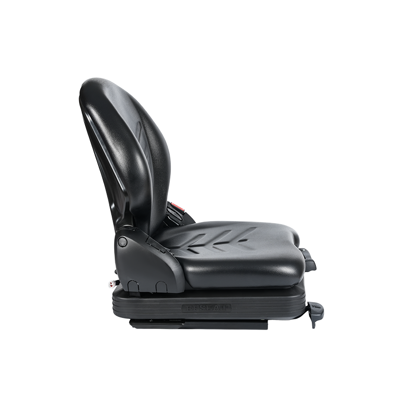 BF16 符合EN13490 IT1+IT2认证的黑色低矮型机械悬架乙烯基叉车座椅-适用于物料搬运设备 