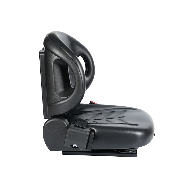 BF2-2 通用电动堆垛车司机座椅 防水黑色涂覆四面弹底布PVC带OPS感应开关角度可调靠背 
