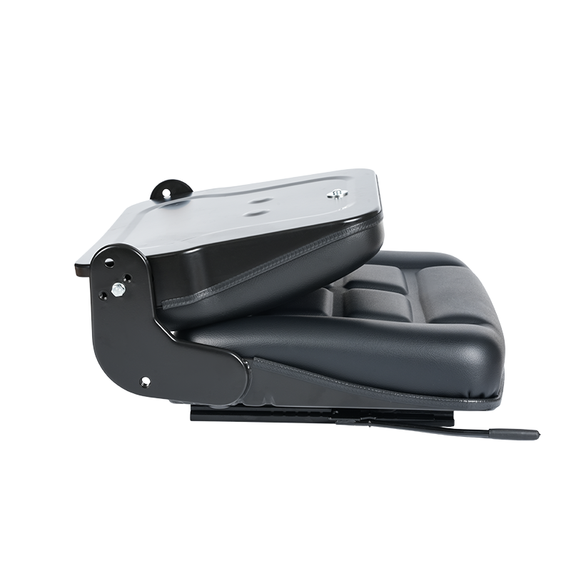 BF1-2 适用于仓库车队的黑色乙烯基经济型靠背可折叠叉车座椅