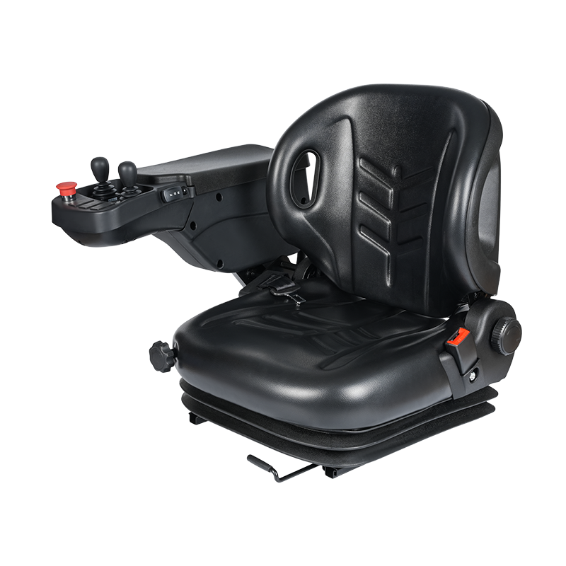 BF2-3ABC Heavy-Duty Full-Suspension Construction Seat with Integrated Smart Armrest for Excavators & Loaders
